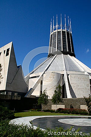 Metropolitan Cathedral Liverpool Stock Photo