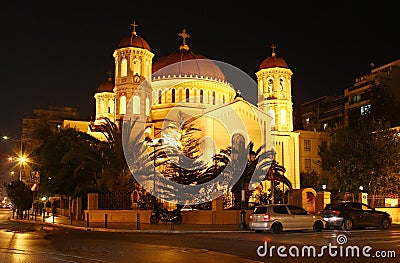 Metropolitan church of St. Gregory Palamas in Thessaloniki Stock Photo