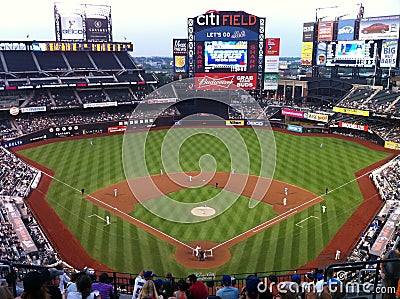 Mets baseball game Editorial Stock Photo