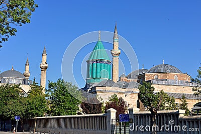 Mevlana - sufi center in Konya Stock Photo