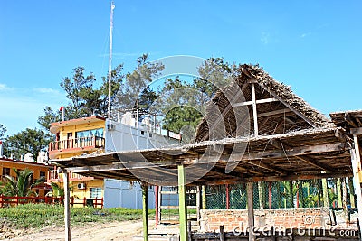 Mexican Beach Scene Editorial Stock Photo