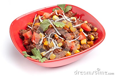 Mexican Beef Chili Stock Photo