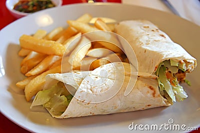 Mexican burritos Stock Photo