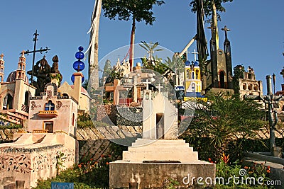 Mexican cemetary Stock Photo