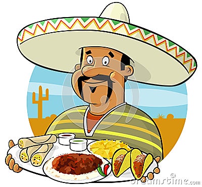 Mexican Chef Stock Photo