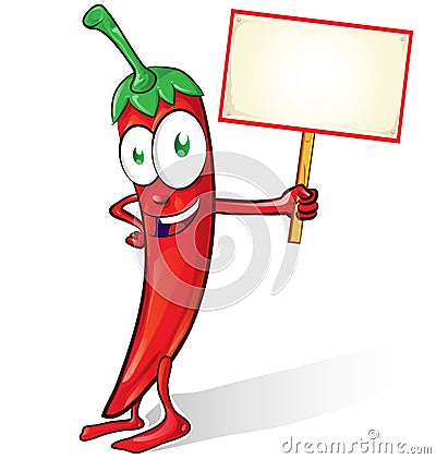 Mexican chili cartoon Vector Illustration