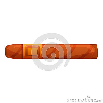 Mexican cigar icon, cartoon style Vector Illustration