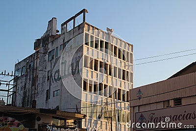Mexican Concrete Building Editorial Stock Photo
