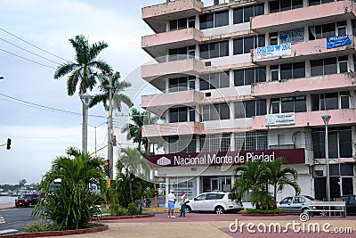 Mexican Concrete Building Editorial Stock Photo