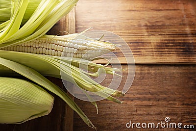 Mexican Corn top view Stock Photo