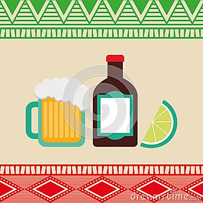 Mexican culture design Vector Illustration