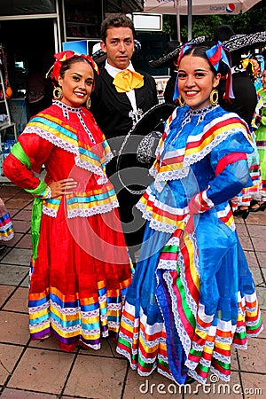 Mexican dancers Editorial Stock Photo