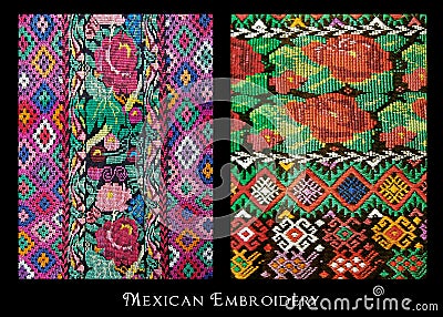 Mexican Embroidery Stock Photo