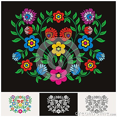 Mexican ethnic Floral vector with Lovely and adorable design Vector Illustration