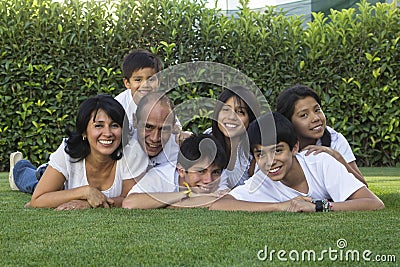 Mexican Family 3 Stock Photo