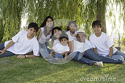 Mexican Family 4 Stock Photo