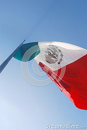 Download Mexican Flag Flying Royalty Free Stock Photo - Image: 19746635