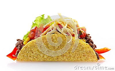 Mexican food Tacos Stock Photo