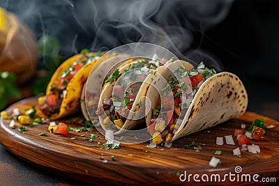 Mexican food tacos Stock Photo