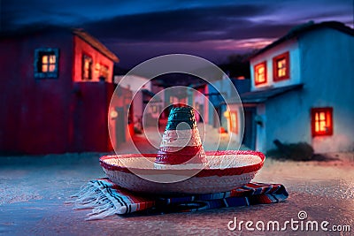 Mexican hat Stock Photo