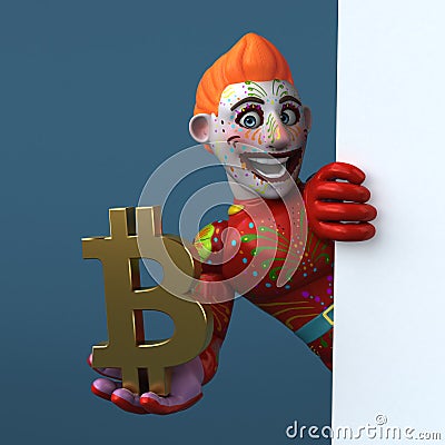 Mexican hero - 3D Illustration Stock Photo