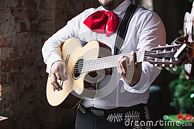 Mexican musician mariachi Stock Photo