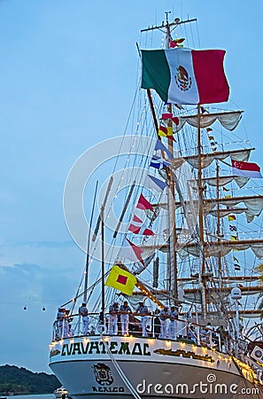 Mexican Navy Training Vessel CuauhtÃ©moc Editorial Stock Photo