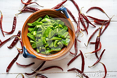 Mexican nopal cactus Stock Photo