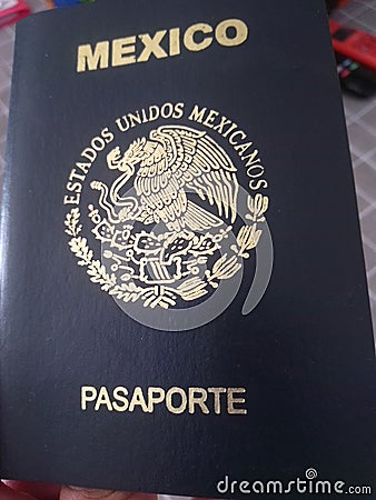 Mexican passport $5 Stock Photo