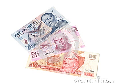 Mexican pesos Stock Photo