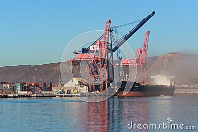 Mexican port of Ensenada Editorial Stock Photo