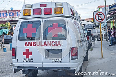 Mexican Red Cross Editorial Stock Photo
