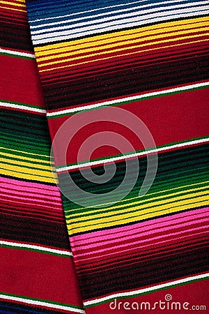 Mexican serape as a background Stock Photo