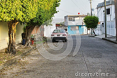 Mexican Streetscape Editorial Stock Photo