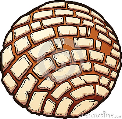 Mexican sweet bread Vector Illustration