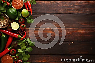 Mexican themed background large copy space - stock picture backdrop Stock Photo