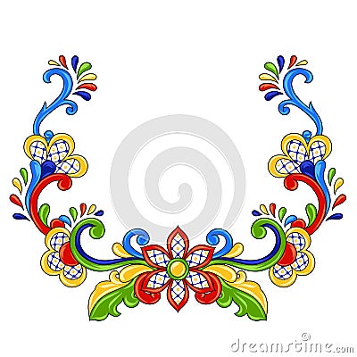 Mexican traditional decorative object. Vector Illustration