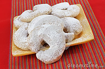 Mexican Wedding Cookies Stock Photo