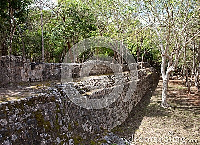 Mexico. Archeologic zone Kabah. Stock Photo