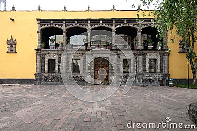Colegio de Santa Cruz in Tlatelolco, Mexico City Editorial Stock Photo
