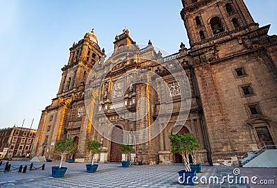 Mexico City Metropolitan Cathedral Stock Photo