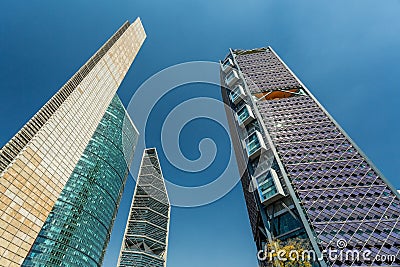 Mexico City skyscrapers Stock Photo