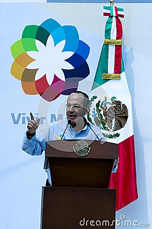 Mexico's president Felipe Calderon Editorial Stock Photo