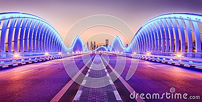 Meydan bridge Stock Photo