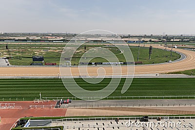 Meydan Racecourse in Dubai, United Arab Emirates Editorial Stock Photo