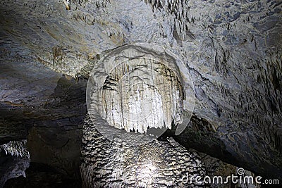 The Meziad Cave, one of the most beautiful caves in Romania, Editorial Stock Photo