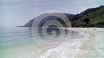 Mezzavalle beach & x28;Ancona - Italy& x29; Stock Photo