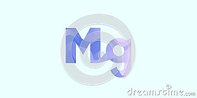 Mg magnesium chemical element Vector Illustration