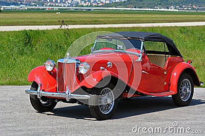 MG TC Midget (1945â€“50) Editorial Stock Photo