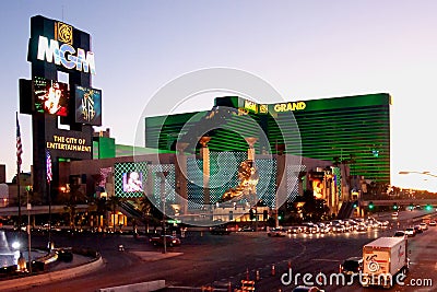 MGM Grand Hotel Editorial Stock Photo